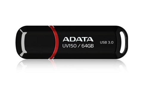 ADATA Pendrive ADATA UV150 AUV150-64G-RBK (64GB; USB 3.0; kolor czarny)