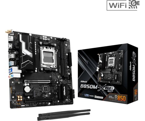 ASRock Płyta główna B850M-X WIFI R2.0 AM5 2DDR5 M.2 USBC mATX