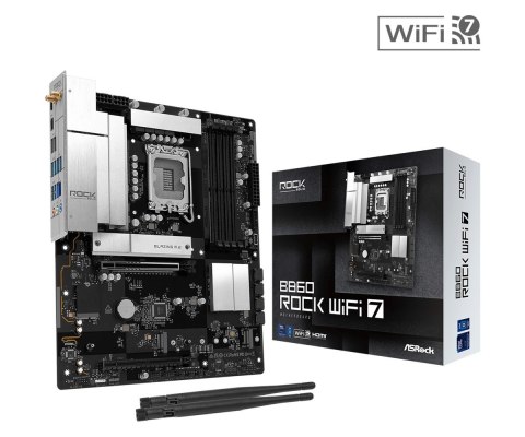 ASRock Płyta główna B860 ROCK WIFI 7 s1851 4DDR5 ATX