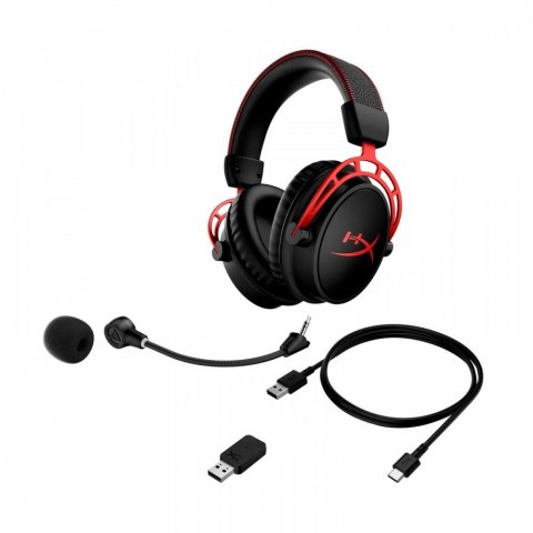HyperX Słuchawki Cloud Alpha Wireless Gaming Headset Black/Red - 4P5D4AA