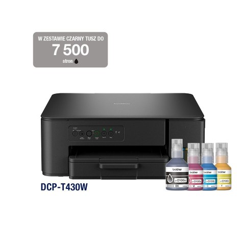Brother Urządzenie wielofunkcyjne DCP-T430W RTS A4/16ppm/WiFi/LED/6.3kg