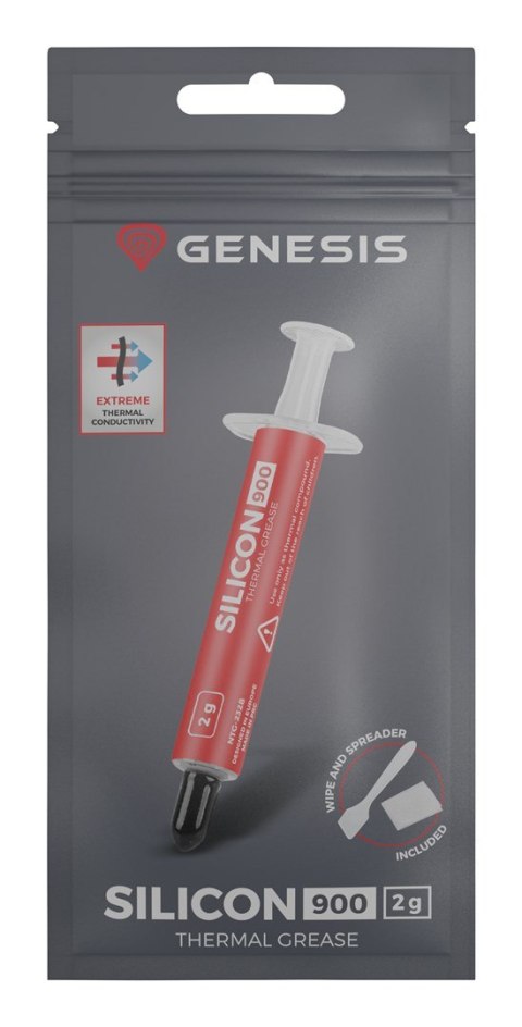 GENESIS PASTA TERMOPRZEWODZĄCA GENESIS SILICON 900 2G