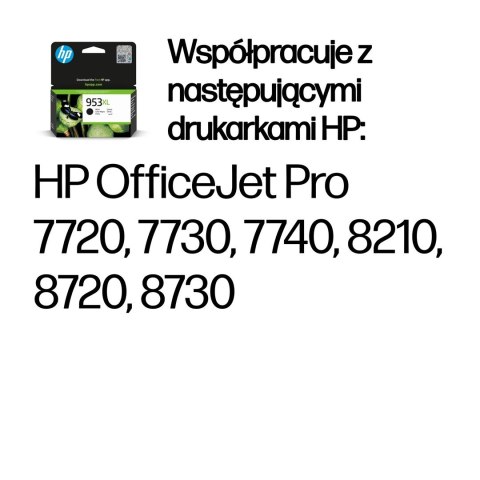 Hewlett-Packard Tusz HP czarny HP 953XL, HP953XL=L0S70AE, 2000 str.,42,5 ml.
