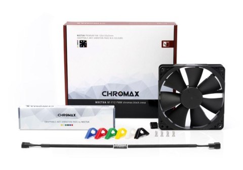Noctua Wentylator NOCTUA 120mm NF-F12 PWM CHromax Black Swap colors