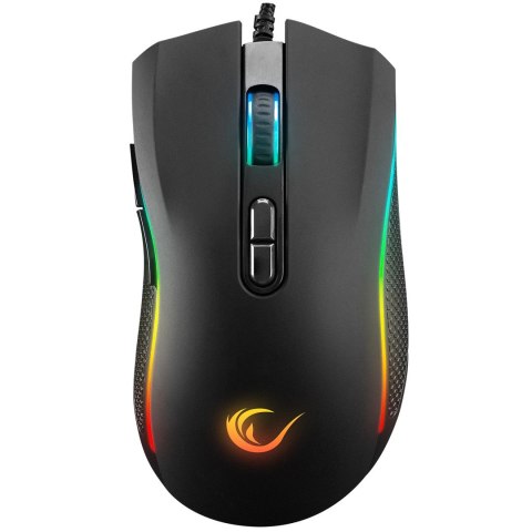 RAMPAGE RAMPAGE MYSZ SMX-R44 V2 MACRO BLACK 12800 DPI RGB LED