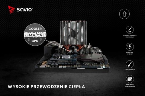 Savio Glacier Pasta termoprzewodząca 13.5 W/mK 2g TG-03
