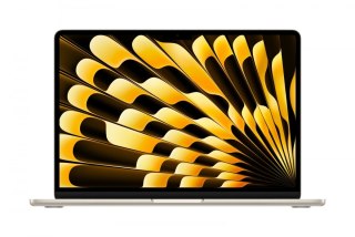 Apple MacBook Air 13.6 cala: M5 10/8, 16GB, 512GB SSD, bez zasilacza, US - Księżycowa poświata