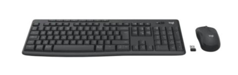 Logitech Zestaw mysz i klawiatura MK370 Combo dla biznesu Grafitowy