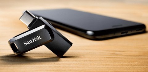 SanDisk Pendrive SanDisk Ultra Dual GO SDDDC3-032G-G46 (32GB; USB 3.0, USB-C; kolor czarny)