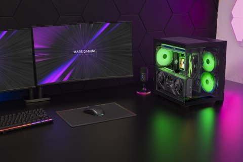 TACENS TACENS MARS MC-VIEW3 3xARGB USB-C mATX- obudowa/cases