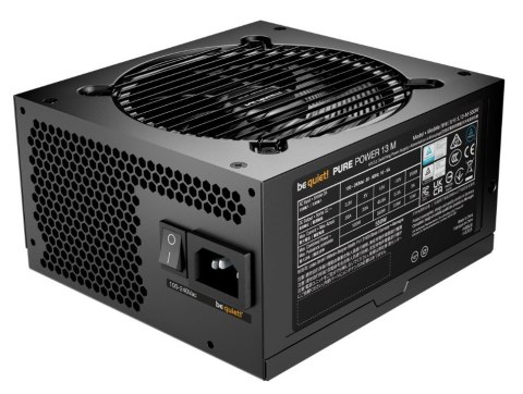 Be quiet! Zasilacz Pure Power 13 M 550W ATX 3.1 80+ GOLD