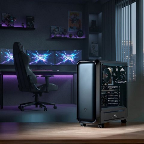 Maclean Wózek uchwyt do CPU na kółkach MC-851