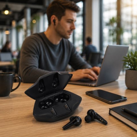 Esperanza ESPERANZA SŁUCHAWKI DOUSZNE BLUETOOTH TWS SAGITTA EH231K