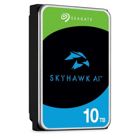 Seagate Dysk Seagate Skyhawk AI ST10000VE001 (10 TB ; 3.5"; SATA; 256 MB; 7200 obr/min)
