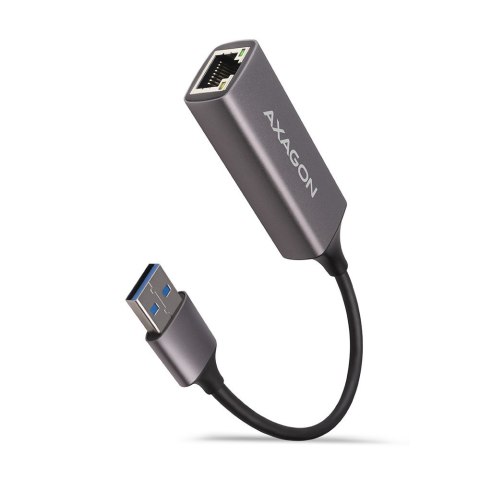 AXAGON ADE-TR Karta sieciowa USB-A 5Gbps, port RJ-45 1Gbps, chipset Realtek RTL8153, autoinstalacja, Wake-on-LAN, aluminiowa, kabel 15 
