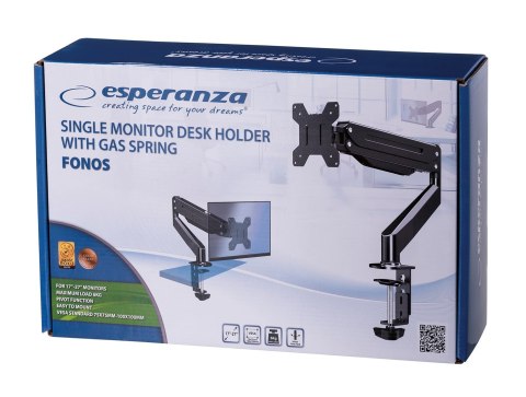 Esperanza ESPERANZA UCHWYT GAZOWY DO MONITORA FONOS ERW019