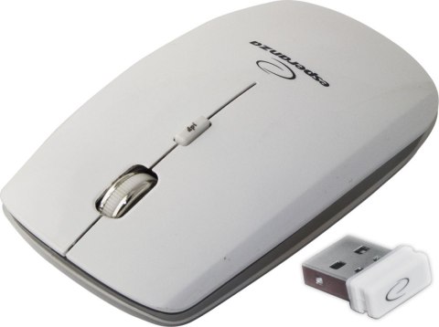 Esperanza Mysz bezprzewodowa 2.4GHZ 4D OPT. USB Esperanza SATURN biała
