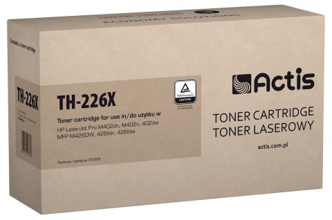 ACTIS Actis TH-226X Toner (zamiennik HP 226X CF226X; Standard; 9000 stron; czarny)
