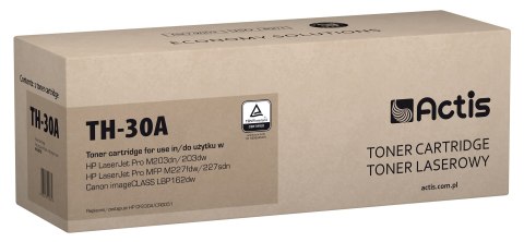 ACTIS Actis TH-30A Toner (zamiennik HP 30A CF230A; Standard; 1600 stron; czarny)