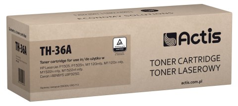 ACTIS Actis TH-36A Toner (zamiennik HP 36A CB436A, Canon CRG-713; Standard; 2000 stron; czarny)