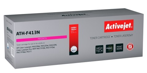 Activejet Activejet ATH-F413N Toner (zamiennik HP 410A CF413A; Canon CRG 046 M 1248C002; Supreme; 2300 stron; czerwony)