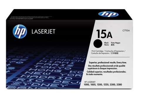 Hewlett-Packard HP 15A oryginalny wkład z czarnym tonerem LaserJet