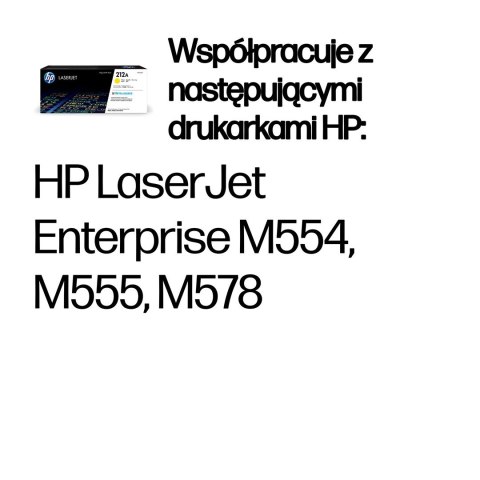 Hewlett-Packard HP 212A YELLOW ORIGINAL/LASERJET TONER CARTRIDGE