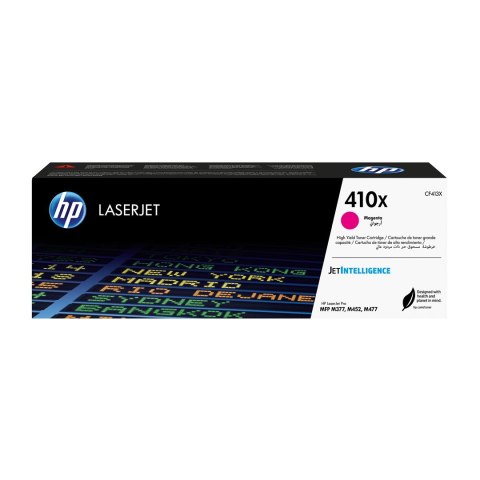 Hewlett-Packard HP 410X oryginalny wkład z purpurowym tonerem LaserJet XL