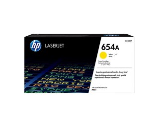 Hewlett-Packard TONER CARTRIDGE 654A YELLOW/.