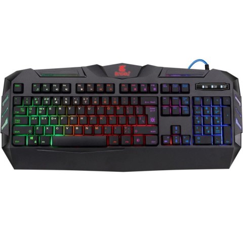 Defender DEFENDER KLAWIATURA GAMINGOWA MEMBRANOWA WEREWOLF GK-120DL PODŚWIETLENIE RGB 45124
