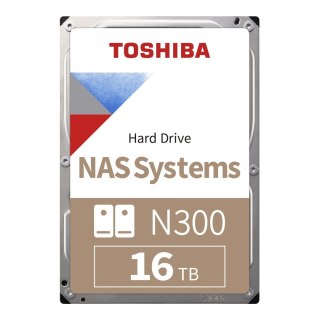 Toshiba Dysk Toshiba N300 MN11ACA16TS 16TB 3,5" 7200 1024MB SATA III NAS BULK