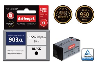 Activejet Activejet AH-903BRX Tusz (zamiennik HP 903XL T6M15AE; Premium; 30 ml; czarny)