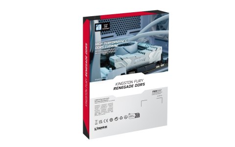 Kingston KINGSTON DDR5 24GB 8400MT/s CL40 CUDIMM FURY Renegade White XMP