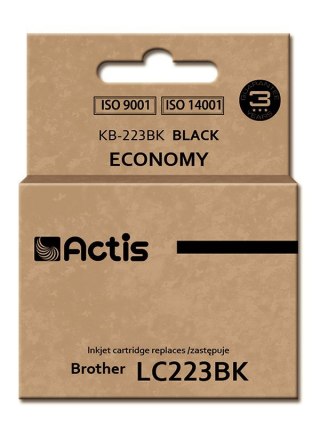 ACTIS Actis KB-223Bk Tusz (zamiennik Brother LC223BK; Standard; 16 ml; czarny)