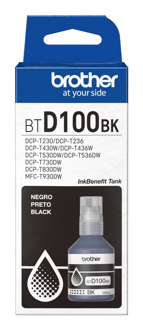 Brother BROTHER Tusz czarny BTD100BK=BT-D100BK