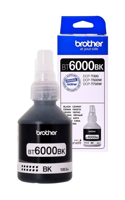 Brother Tusz Brother czarny BT6000BK=BT-6000BK, 6000 str.