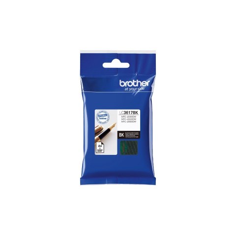 Brother Tusz Brother czarny LC3617BK=LC-3617BK, 550 str.