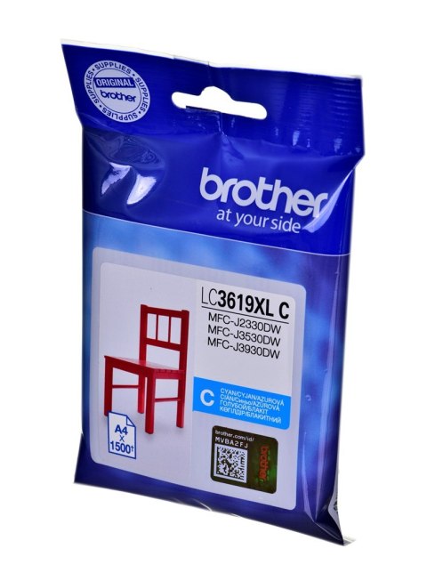 Brother Tusz Brother niebieski LC3619XLC=LC-3619XLC, 1500 str.