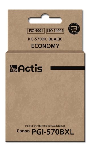 ACTIS Actis KC-570BK Tusz (zamiennik Canon PGI-570BK; Standard; 22 ml; czarny)