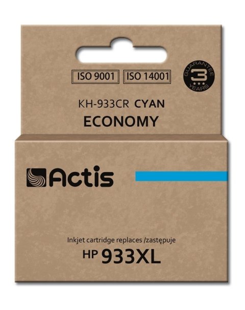 ACTIS Actis KH-933CR Tusz (zamiennik HP 933XL CN054AE; Standard; 13 ml; niebieski)