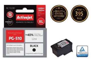Activejet Activejet AC-510R Tusz (zamiennik Canon PG-510; Premium; 12 ml; czarny)