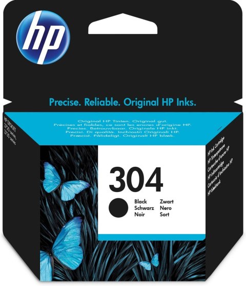 Hewlett-Packard Tusz HP czarny HP 304, HP304=N9K06AE, 120 str.