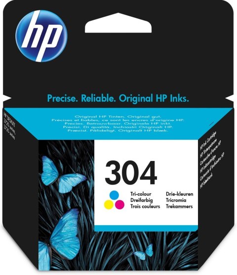 Hewlett-Packard Tusz HP kolor HP 304, HP304=N9K05AE, 100 str.