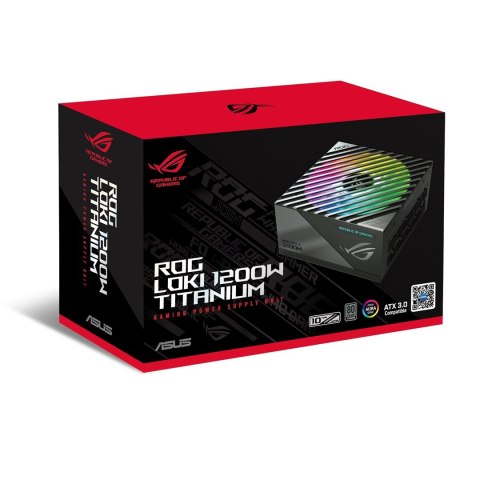 ASUS ASUS ROG -LOKI-1200T-SFX-L-GAMING moduł zasilaczy 1200 W 20+4 pin ATX Czarny, Srebrny
