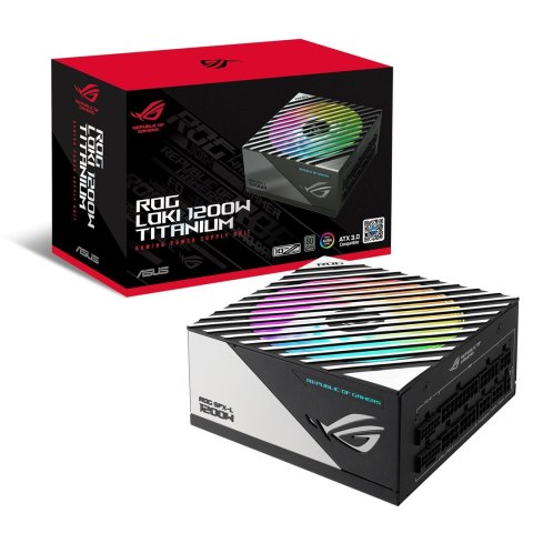 ASUS ASUS ROG -LOKI-1200T-SFX-L-GAMING moduł zasilaczy 1200 W 20+4 pin ATX Czarny, Srebrny