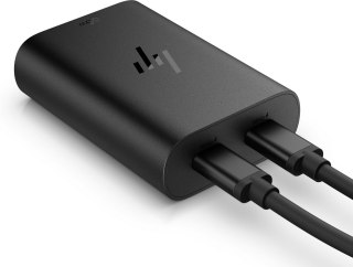 Hewlett-Packard Zasilacz sieciowy HP 65W GaN Laptop Charger 2xUSB-C czarny 600Q7AA