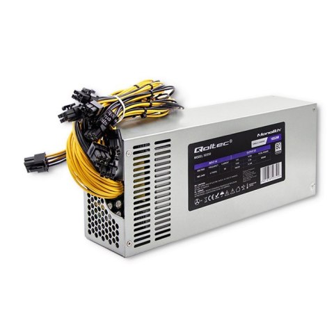 Qoltec QOLTEC ZASILACZ PCI-E 1850W | 80 PLUS PLATINUM | GAMING MINER