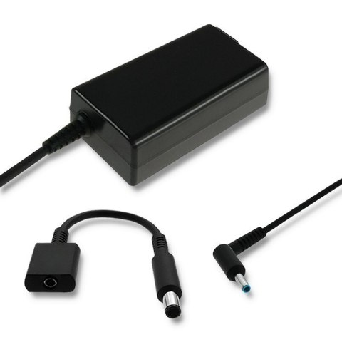 Qoltec Zasilacz sieciowy Qoltec 51728 do notebooka HP (19 V; 3,33 A; 65W; 4.5 mm x 3 mm)