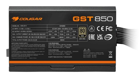 COUGAR Zasilacz COUGAR GST 750W ATX3.1 / 80 Plus Złoty