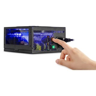 Inter-Tech Zasilacz Argus RGB-750W CM II - ATX12V 2.3 AC 100/240 V - 750 Watt - aktiv PFC - sort